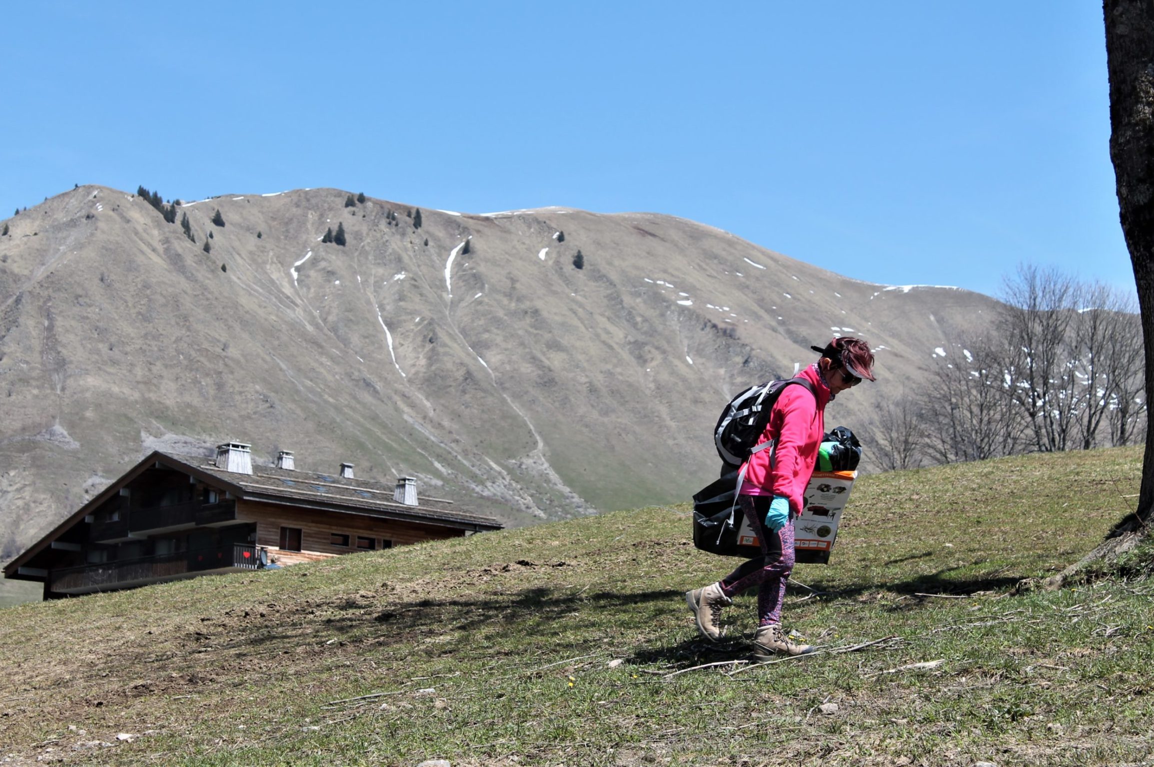 Ramassage domaine alpin